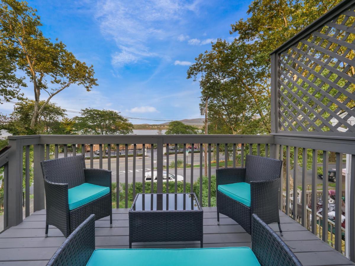 Deck View Of Hudson River & Mt Beacon / Boho Suite นิวเบิร์ก ภายนอก รูปภาพ